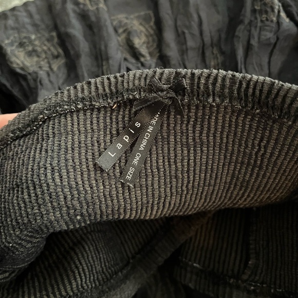 Anthropologie x Lapis Convertible Strapless Dress - Maxi Skirt - Moody Floral - Picture 8 of 10